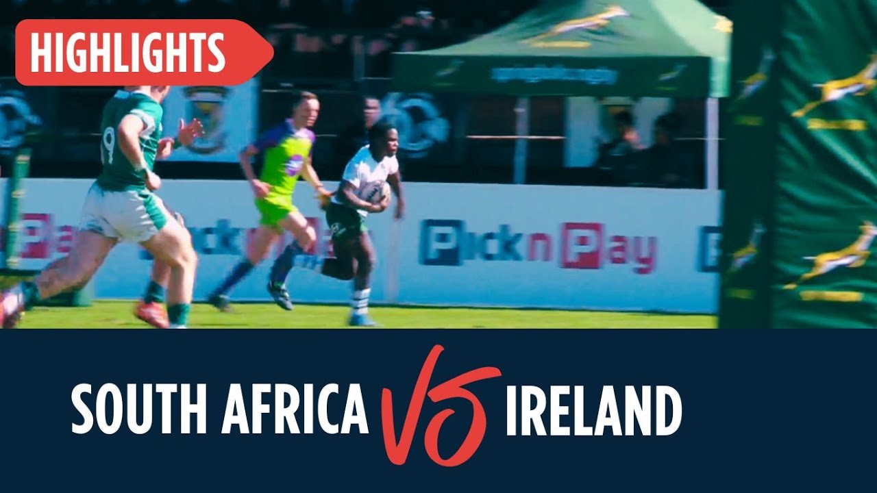 Rugby - South Africa vs Ireland - u18 International Series - 12 August 2025