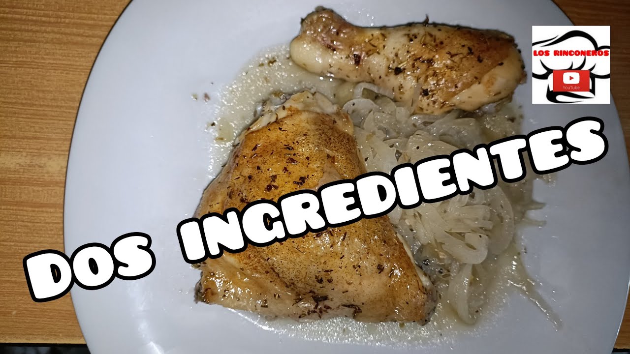 MUSLOS DE POLLO AL HORNO ,  SOLO 2 INGREDIENTES (+ ESPECIAS)..