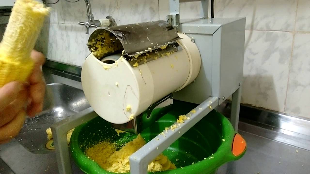 Ralador de milho elétrico feito por mim!