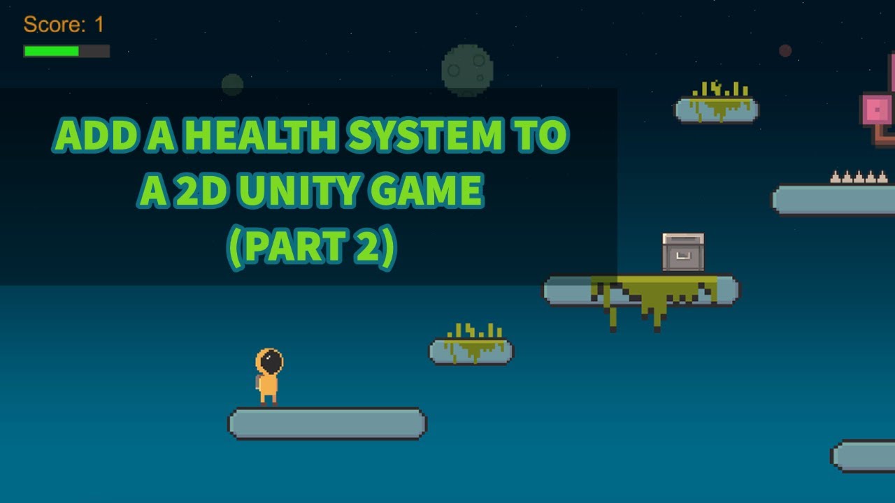 Unity 2D Platformer Tutorial 24 - Health Bar (Part 2)