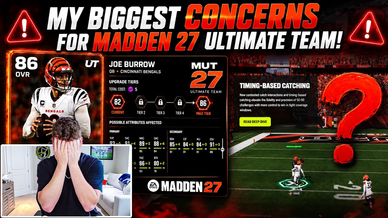 МОИ ГЛАВНЫЕ ОПАСЕНИЯ НАСЧЕТ MADDEN 27 ULTIMATE TEAM!