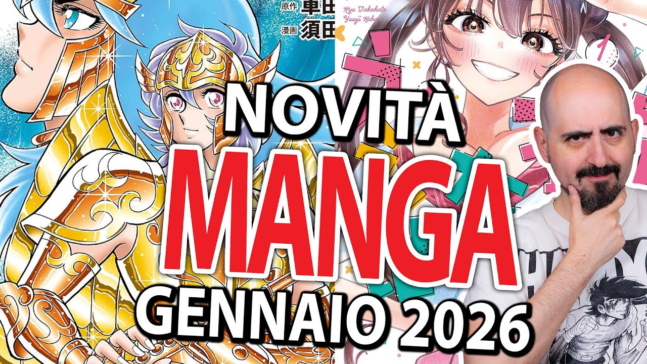 Novità MANGA GENNAIO 2026: l’anno inizia con pochi botti…