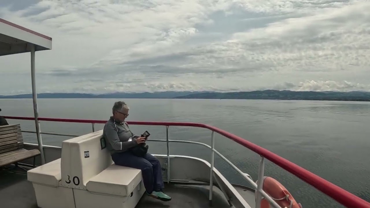 A tranquil journey back to Friedrichshafen, 🇩🇪 from Romanshorn, 🇨🇭 🛳