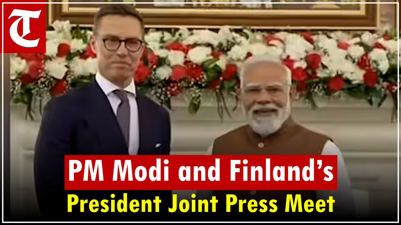LIVE : PM Modi, President Alexander Stubb of Finland attend joint press meet at Hyderabad House