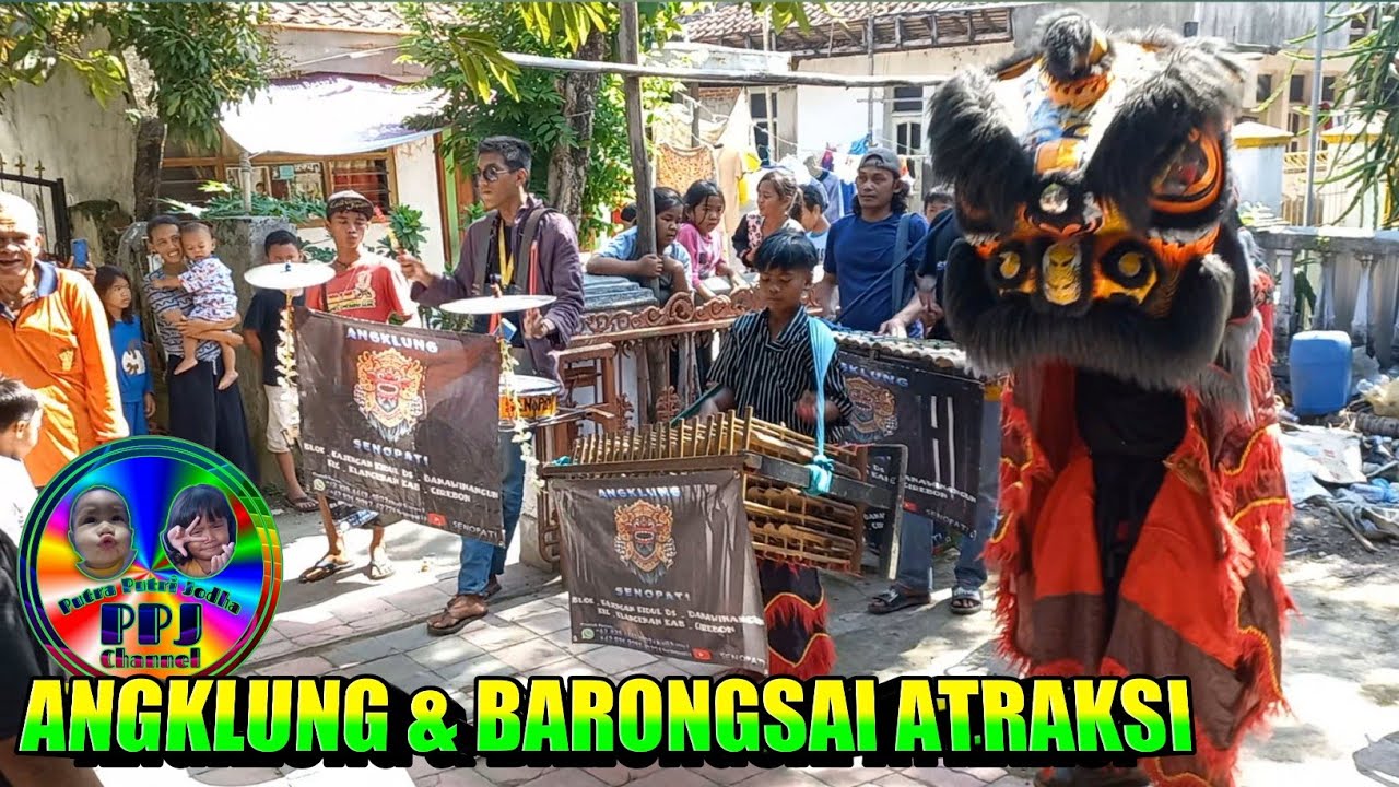 ANGKLUNG BARONGSAI NGAMEN KELILING Super Meriah