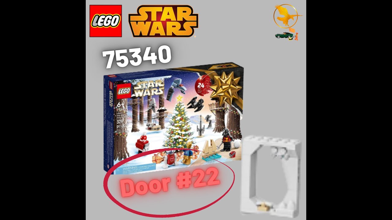 Door #22  - LEGO Star Wars 75340 Advent Calendar 2022 - Unboxing/ Speed Build/Review #legospeedbuild