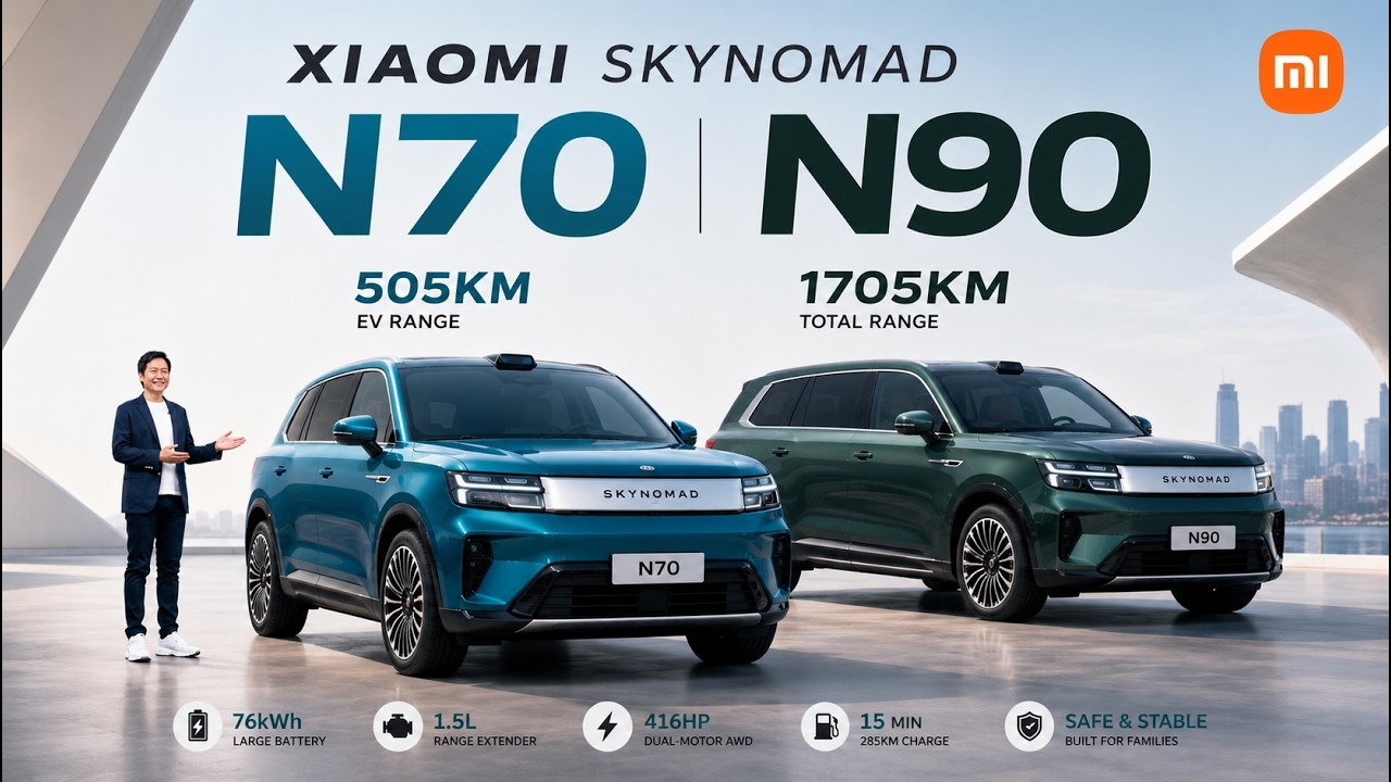 Мировая премьера Xiaomi SkyNomad N70 Max и N90 Max