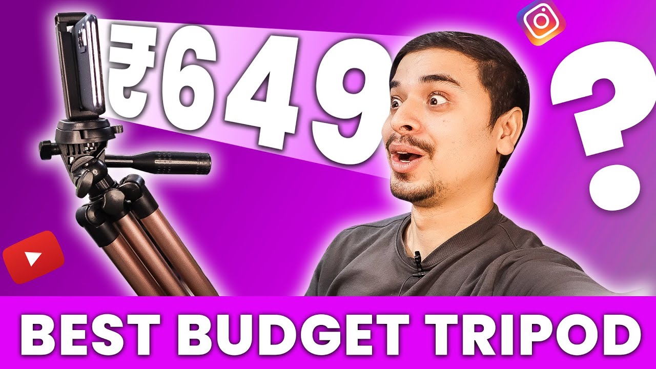 Best budget tripod for smartphone | best Tripod youtube content creation 