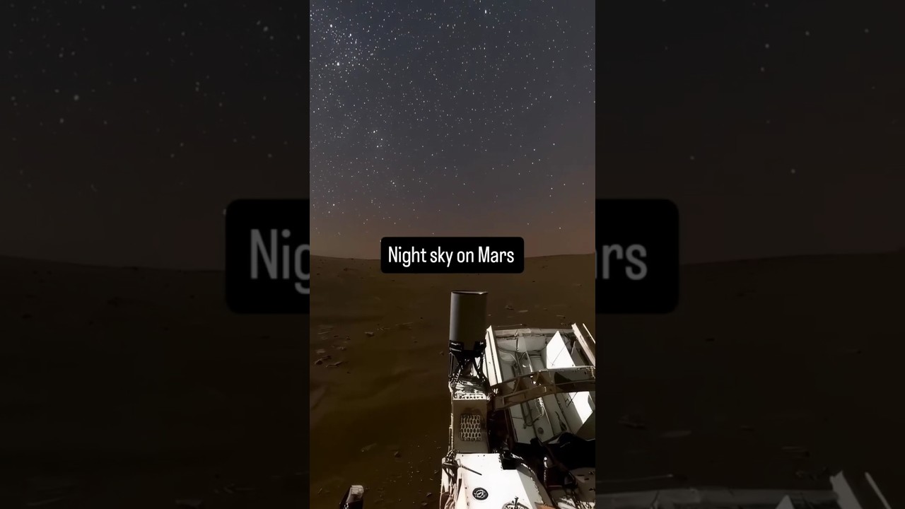 Night sky on Mars 🌌