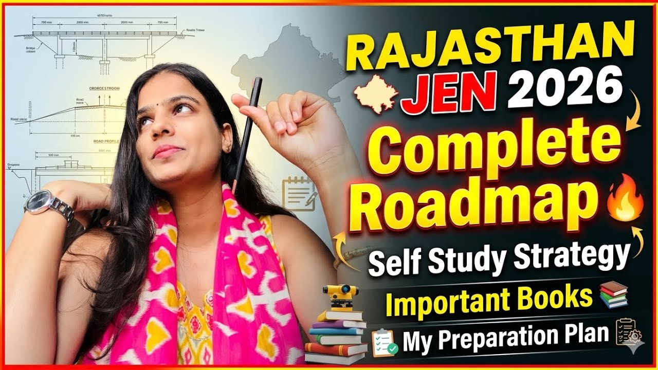 Rajasthan JEN 2026: Complete Roadmap & Self Study Strategy! 🔥#rsmssb #sscje #rpscaen #rsmssb_jen 