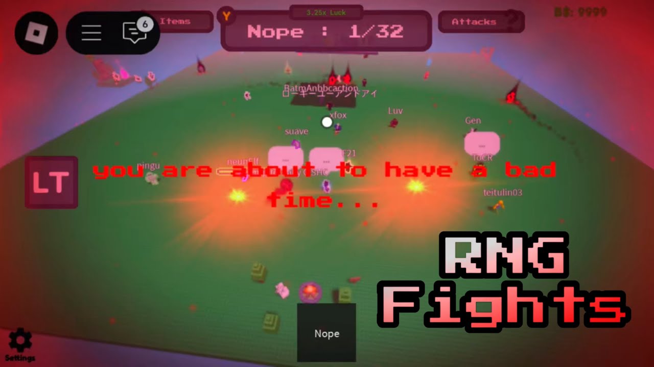 Playing RNG Fights, but with a 50 PLAYER SERVER EVENT! 😰 (Hosted temporarily) | (Roblox)