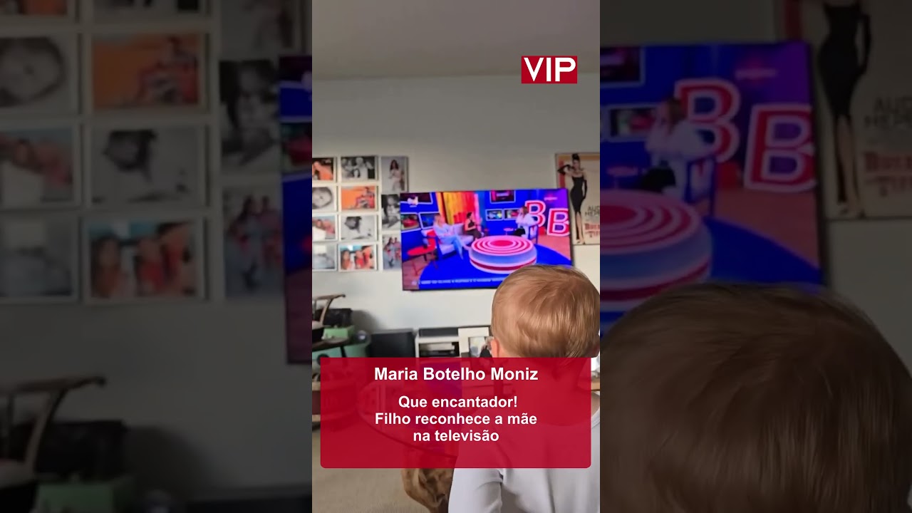 Maria Botelho Moniz - Que encantador! Filho reconhece a m&atilde;e na televis&atilde;o