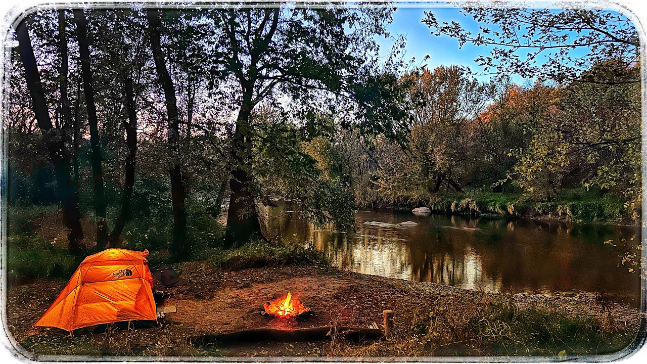 Autumn Camping on a River in Minnesota 🍂