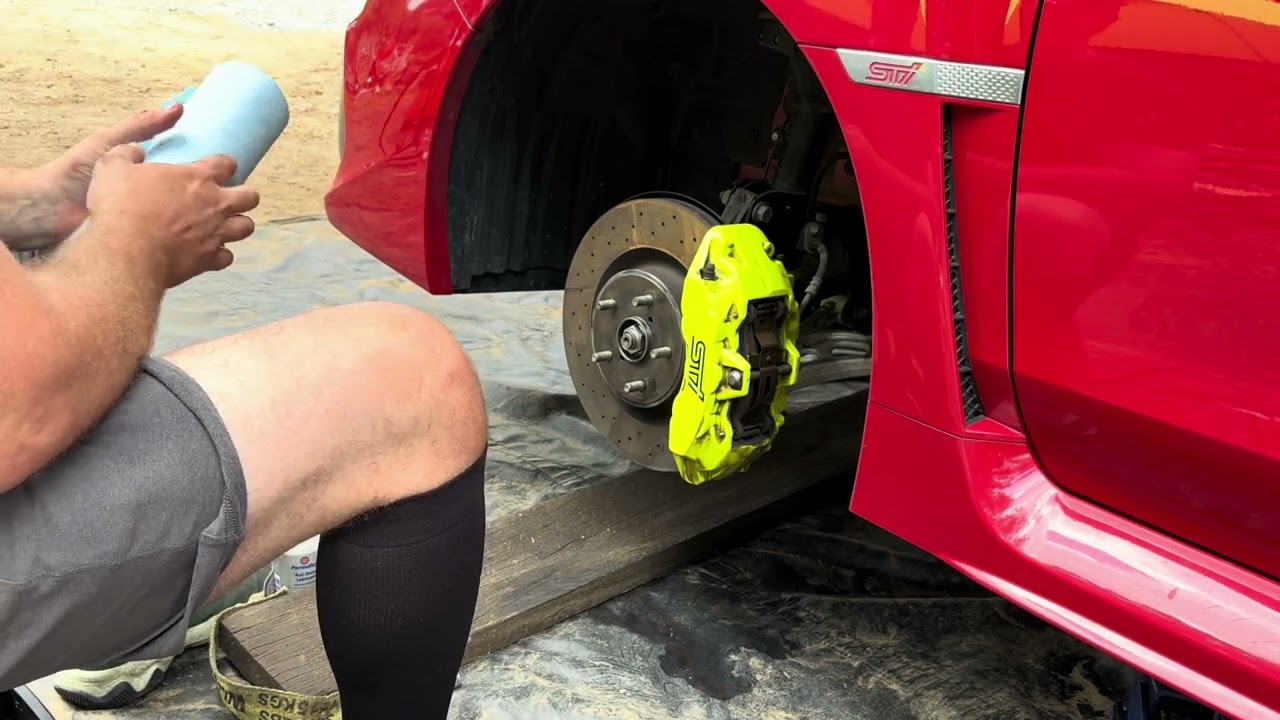Directional tire rotation Subaru wrx STI - driver side