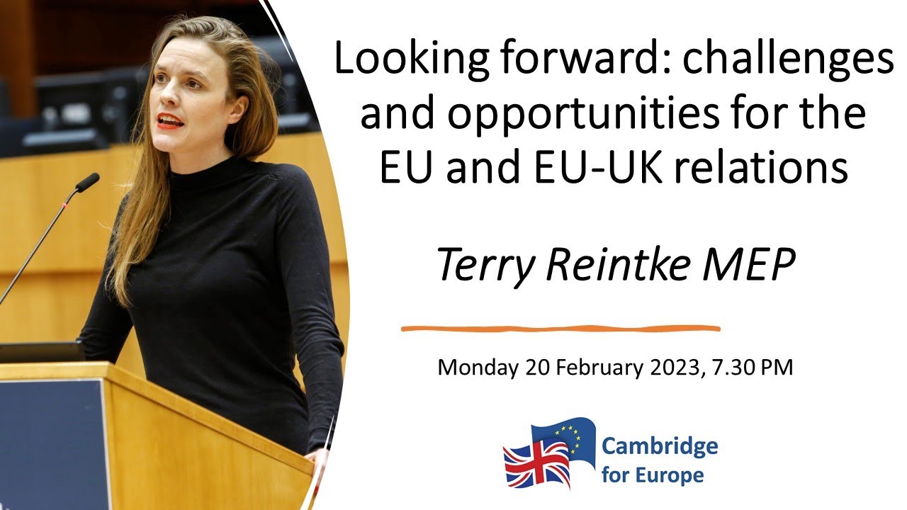 Looking forward: challenges and opportunities for the EU and EU-UK relations - Terry Reintke MEP