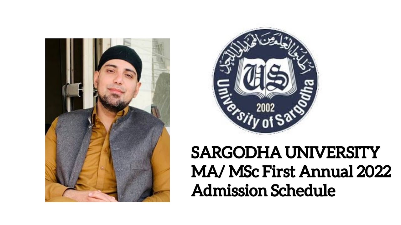 Sargodha University MA/ Msc First Annual 2022 | Admission | Pakistan