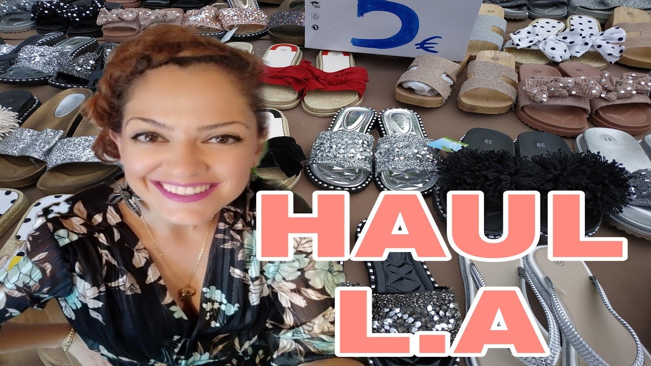 Haul καλοκαιρινό, ρούχα  και παπούτσια από Λαϊκή αγορά \\ jojochannel