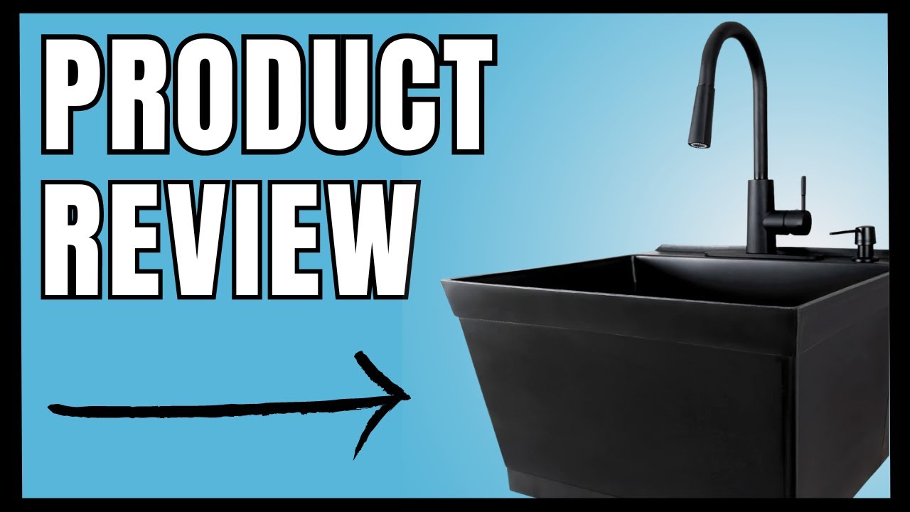 Easy to Use Garage Sink with Faucet