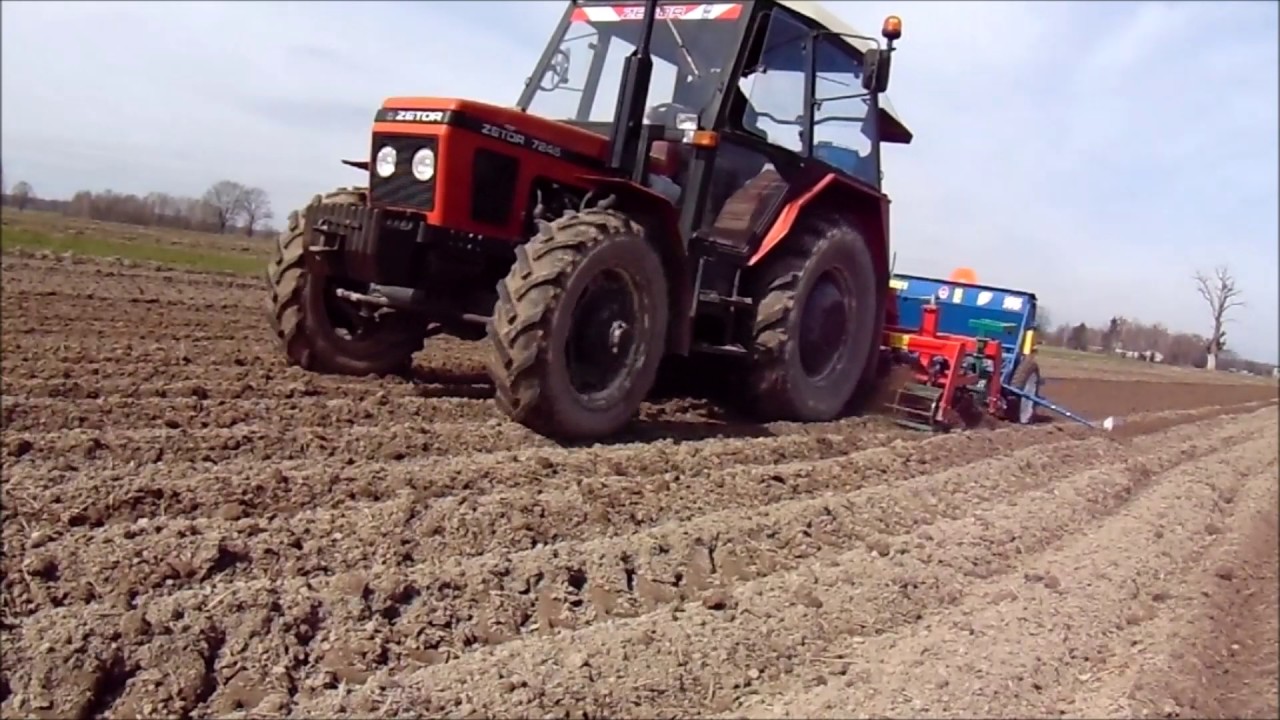 Wiosna 2017☆ Siew Owsa ☆ Zetor 7245☆Agregat Agro-Mix 2.70m&Poznaniak