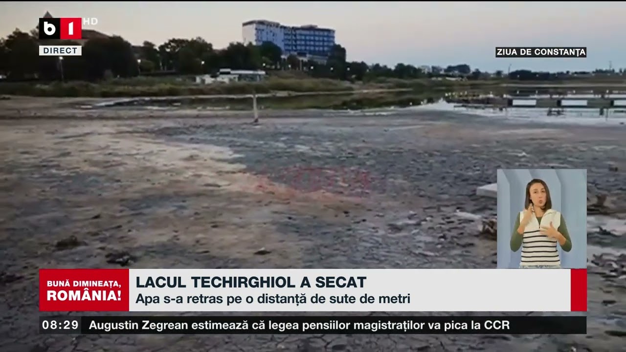 LACUL TECHIRGHIOL A SECAT_Știri B1TV_22 sept. 2025