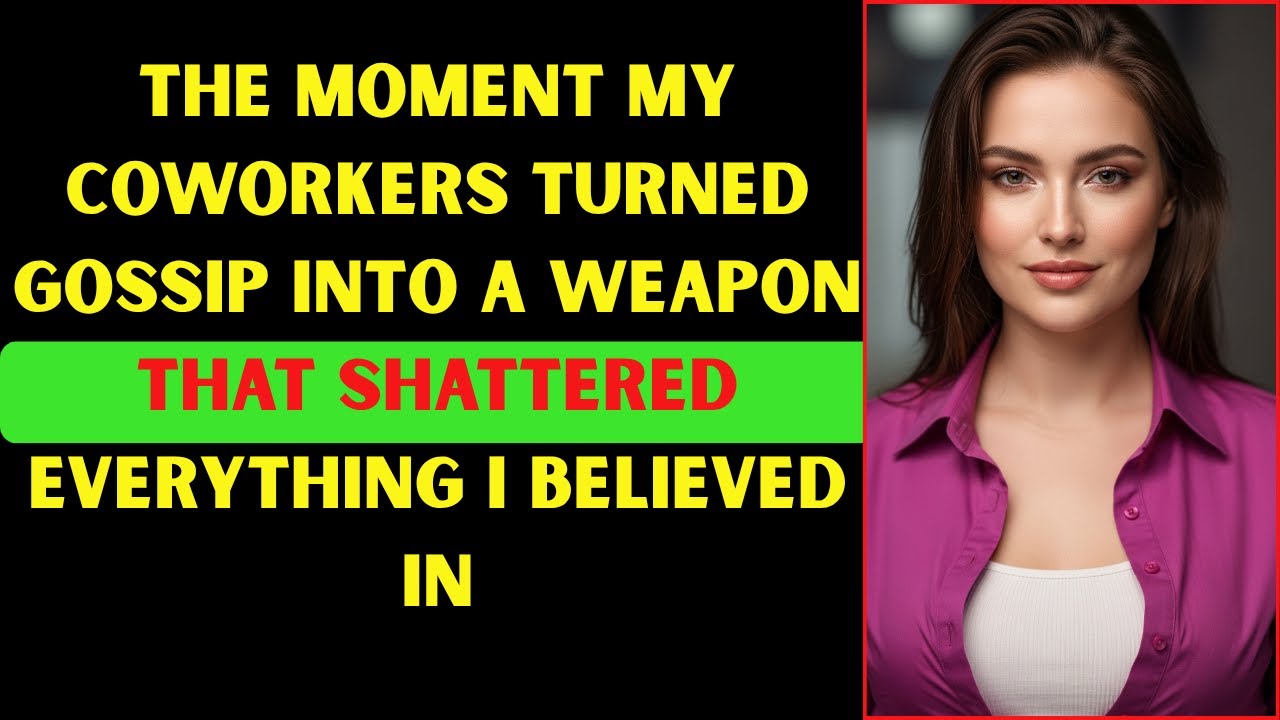 The Moment My Coworkers Turned Gossip Into A Weapon That Shattered Everything I Believed In