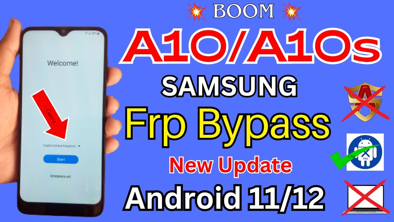 Samsung A10/A10s FRP Bypass 2023 New Method || Google Account Unlock Android 11/12 New Update