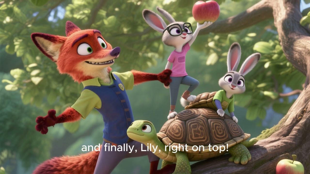 The Power of Teamwork | A Fun Short Cartoon Story for Kids 🐰🦊🐢