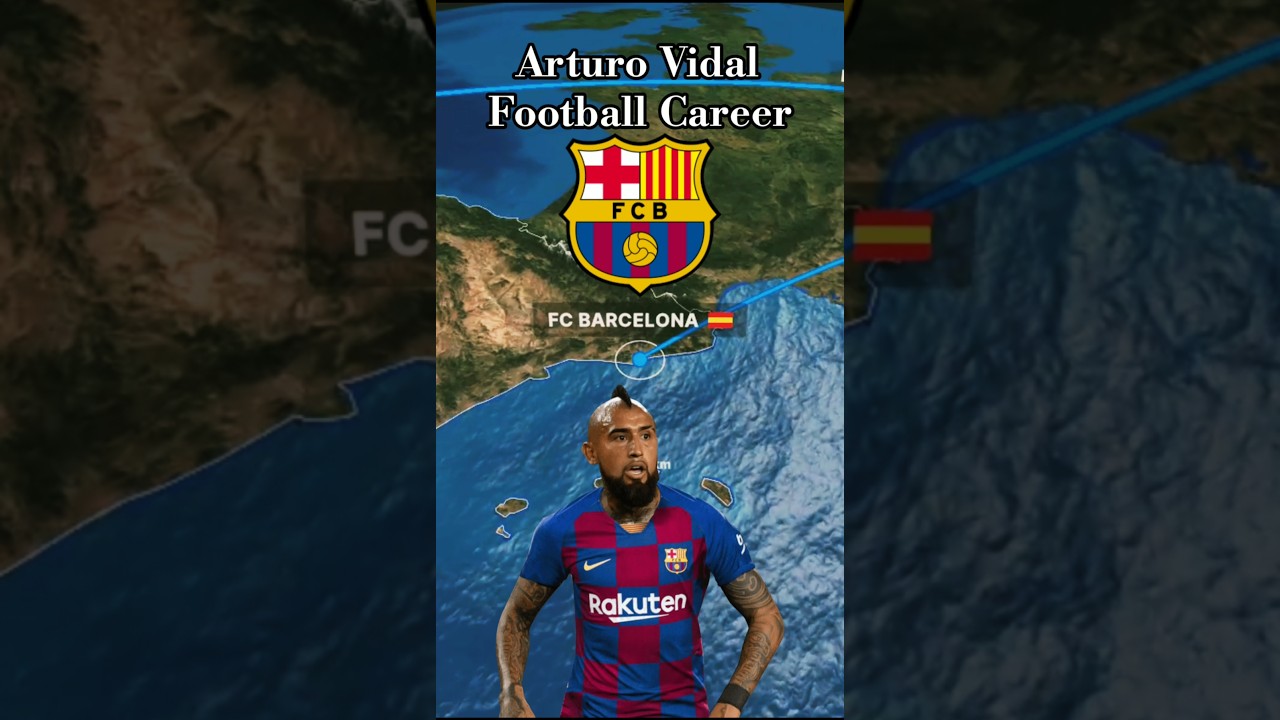 Arturo Vidal Football Career #arturovidal #vidal #shorts