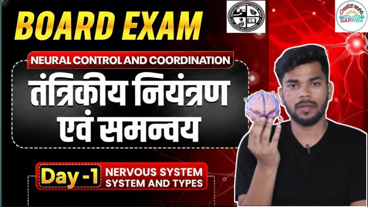 Neural Control and Coordination Class 11 Biology Hindi medium || Neuron Cell Part-1 