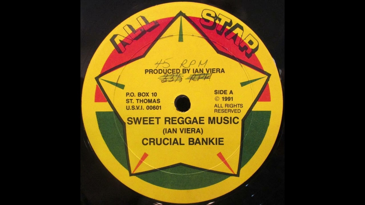 Crucial Bankie - Sweet Reggae Music RARE DIGI ROOTS All Star 1991
