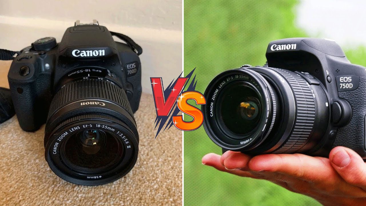 Canon 700d vs 750d