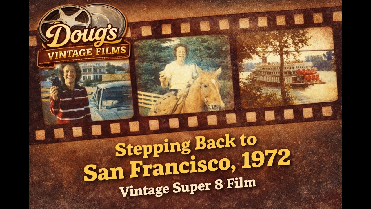 Stepping Back to San Francisco, 1972  Vintage Super 8 Film