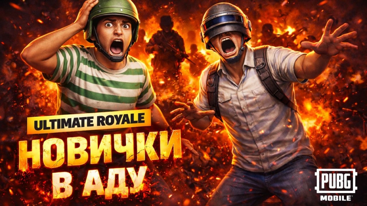 PUBG Mobile | 2 новичка в Ultimate Royale — киберспортивный режим