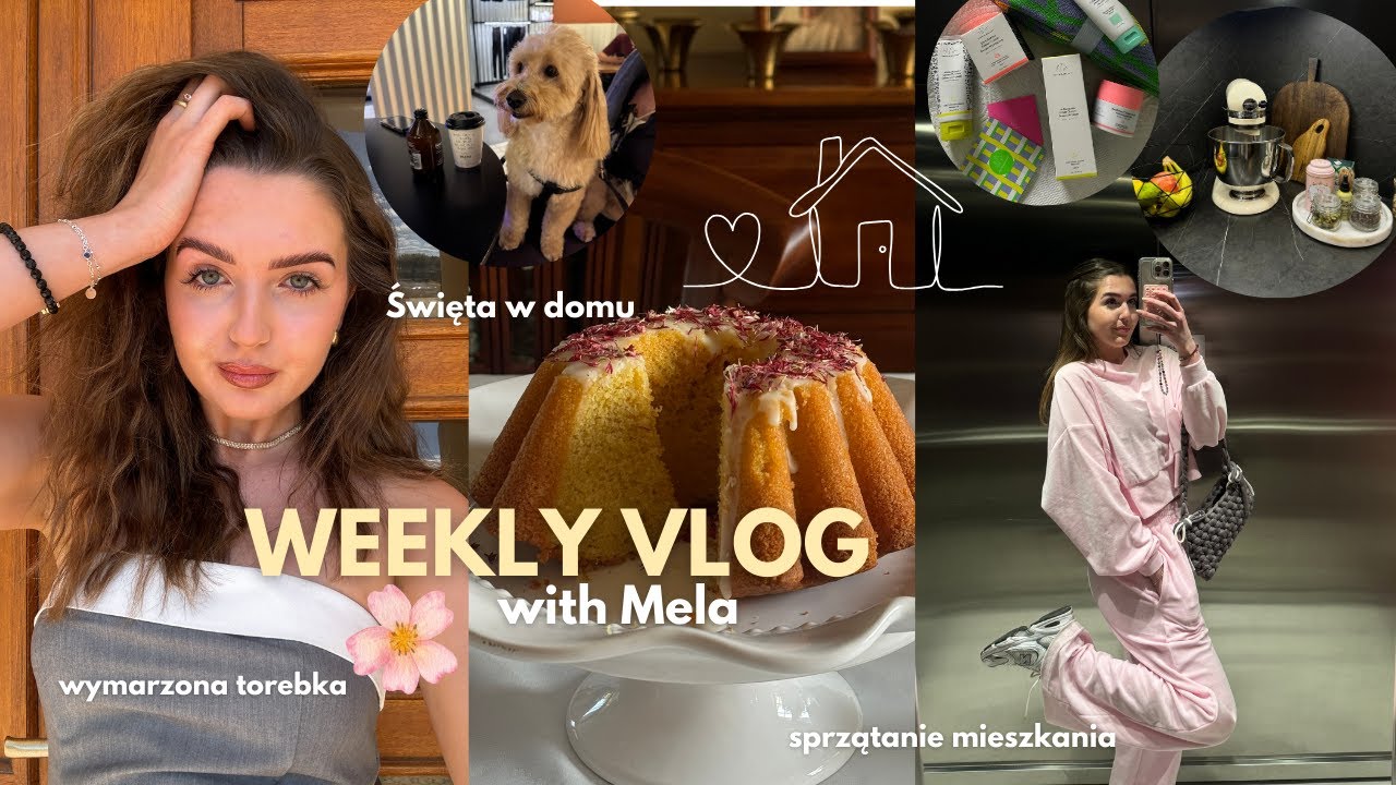 WEEKLY vlog with Mela | powrót na Święta do domu | wymarzona torebka | sprzątanie | kino