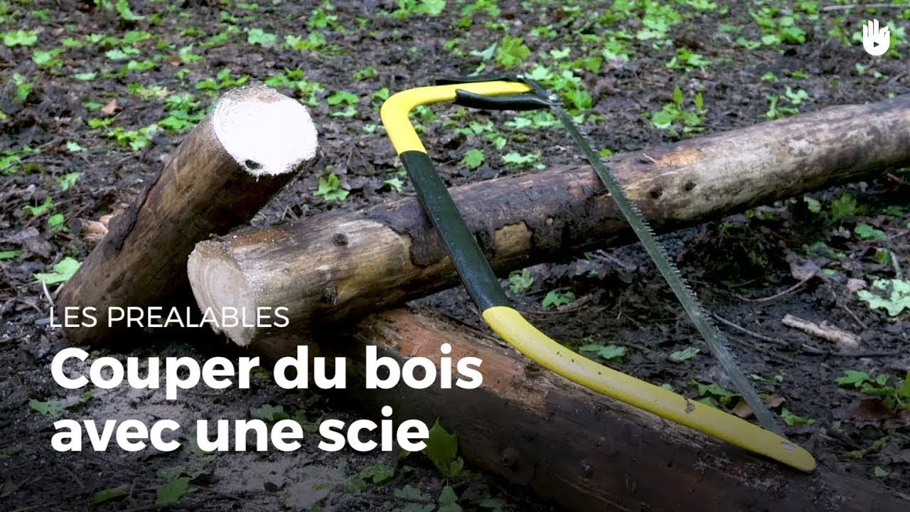 TUTO froissartage : couper du bois facilement avec une scie &agrave; b&ucirc;ches