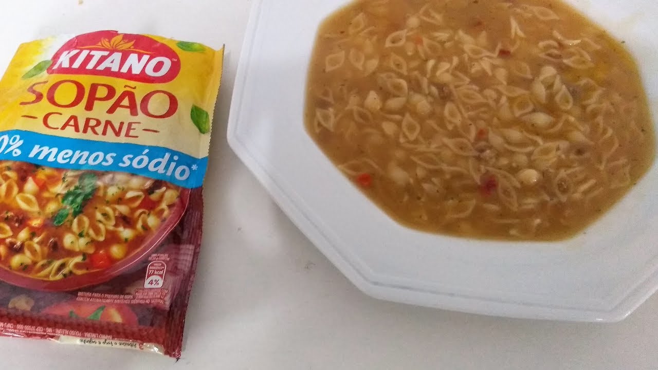 Testando a Sopa Pronta Kitano | Ser&aacute; que &eacute; boa?