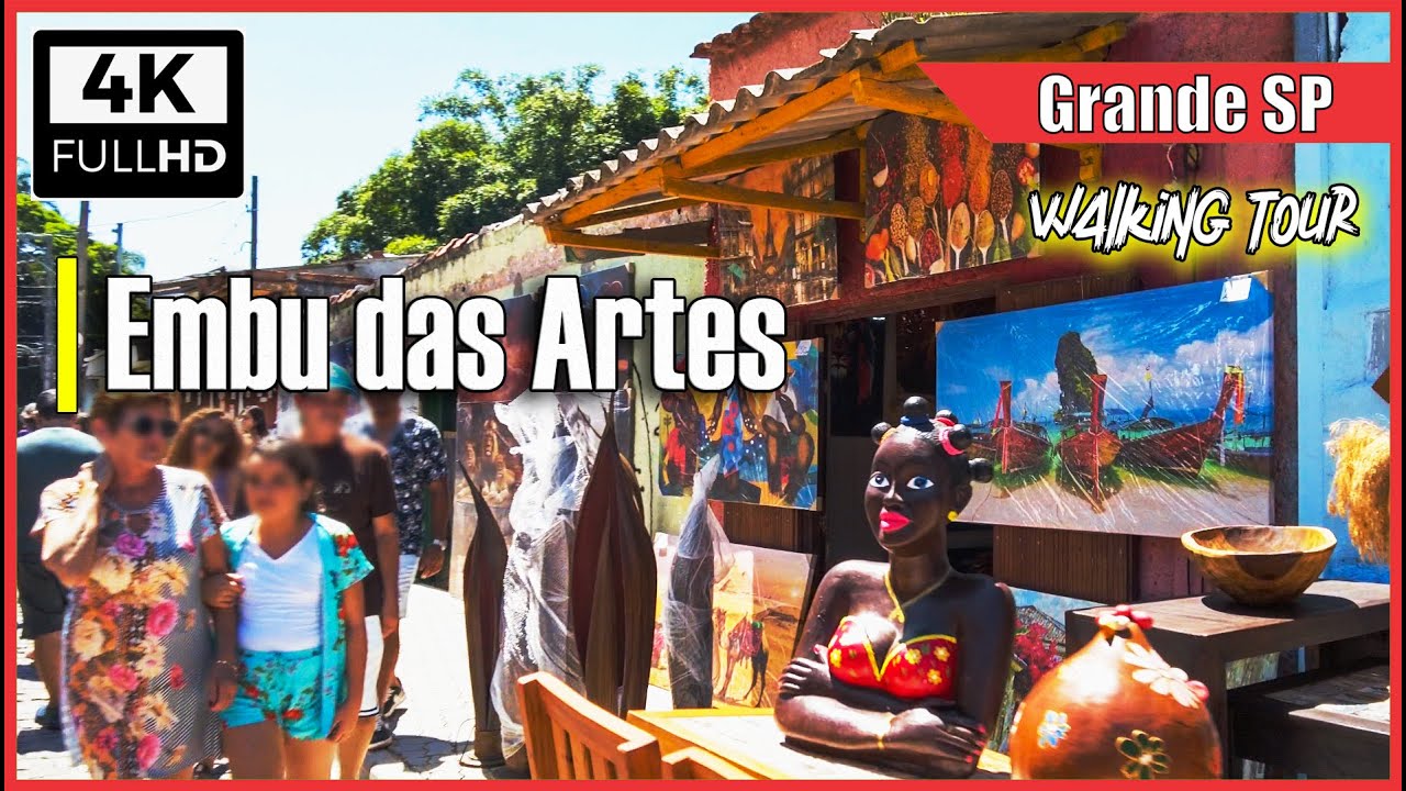 [4K] Embu das Artes, passear aqui vale a pena  #saopauloape #embudasartes #saopaulowalkingtour