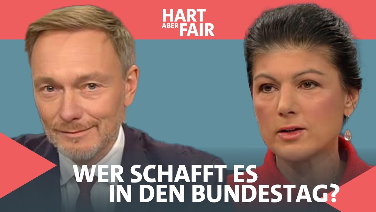 Wer entlastet die Mitte? mit Wagenknecht, Lindner, Bär und van Aken I hart aber fair