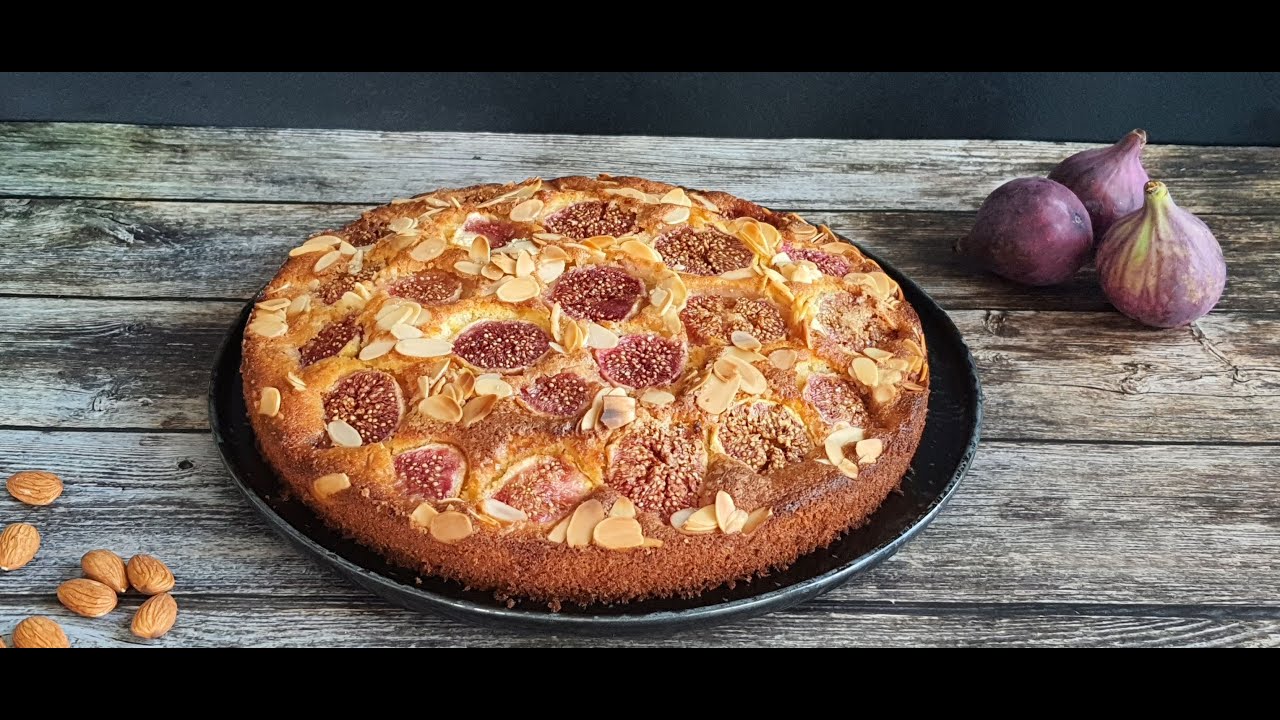كيكة التين/ DELICIOUS fresh fig cake! Cook with ITALIAN STYLE!/Feigenkuchen mit Italienischer Stil