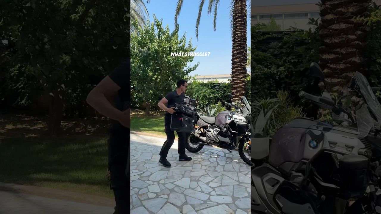 Are the BMW R 1300 GSA Panniers Easy To Attach? #BMWR1300GSA