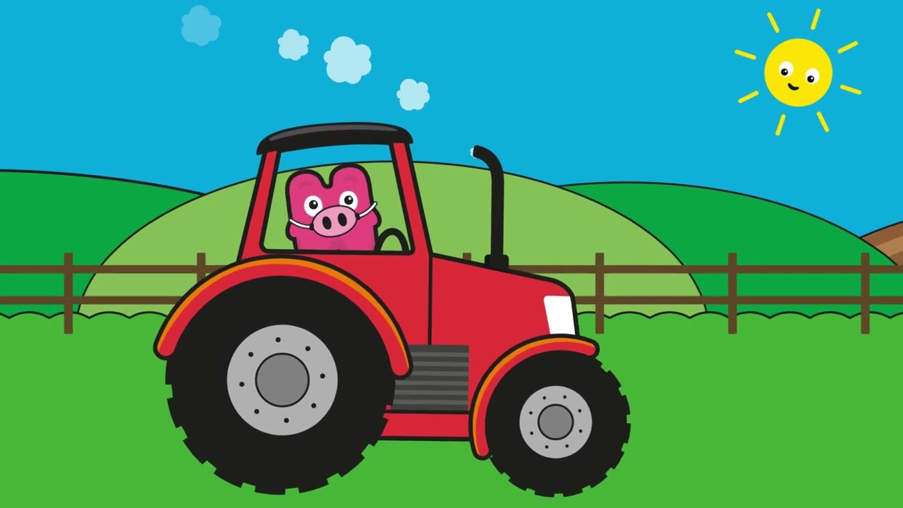 BIG Red Funky Tractor