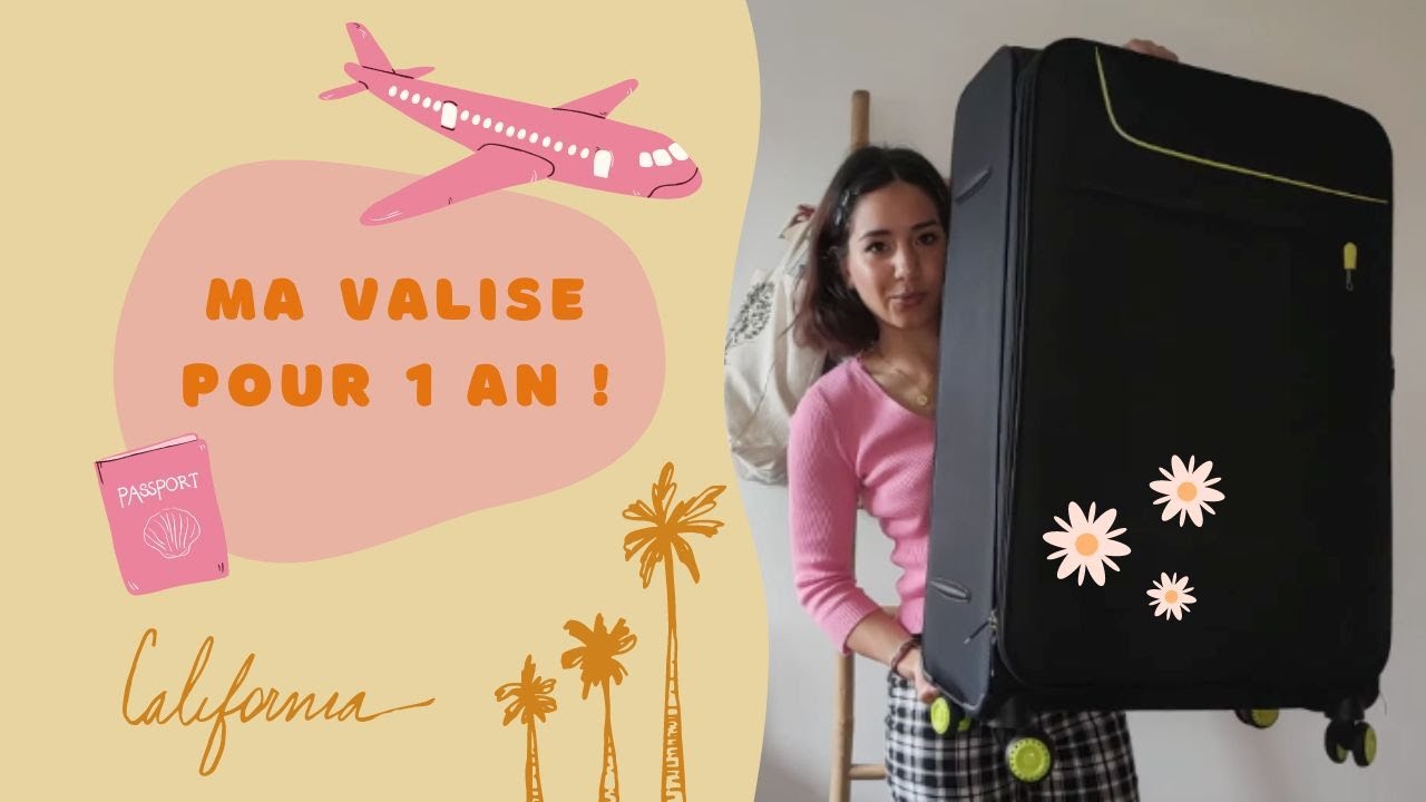 MA VALISE POUR 1 AN !!