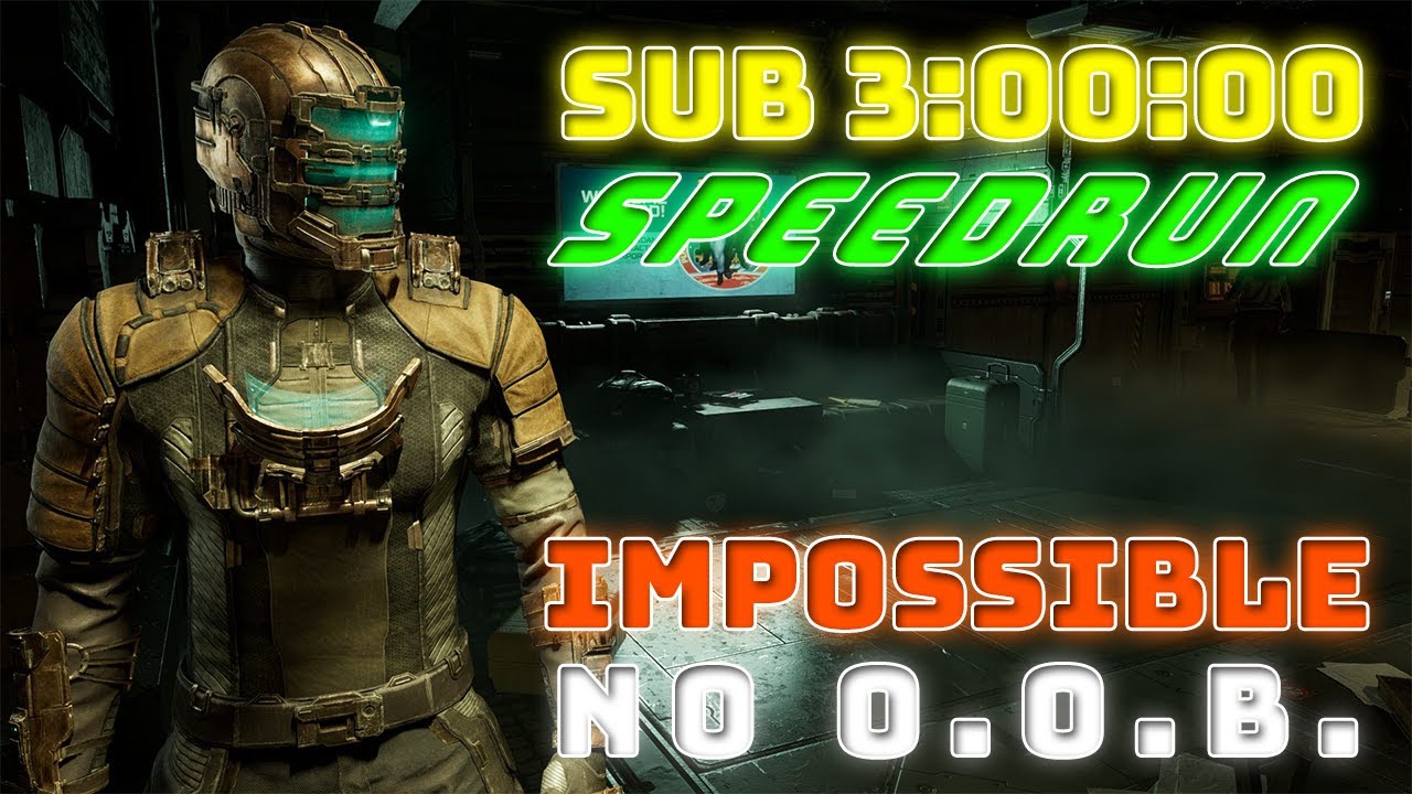 Dead Space Remake Speedrun || Impossible No Out of Bounds
