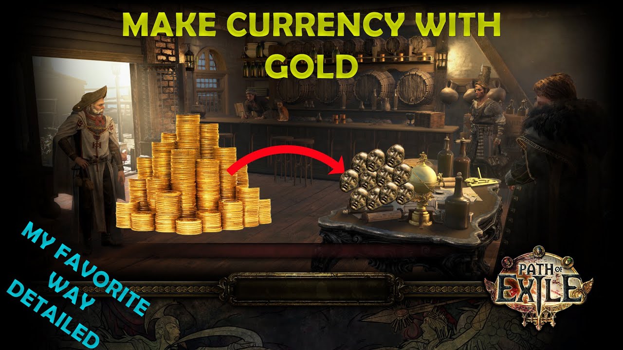 Turn Gold into DIVINES PoE Phrecia