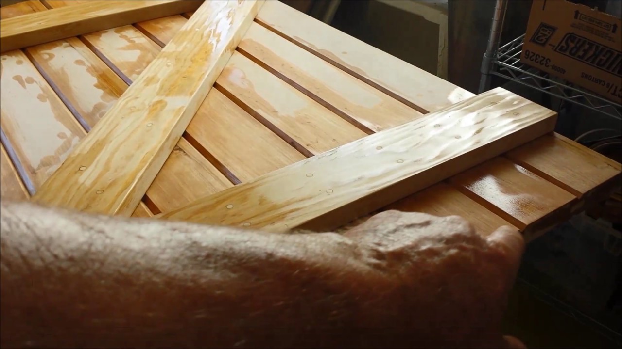 Rot Proofing a Wooden Gate