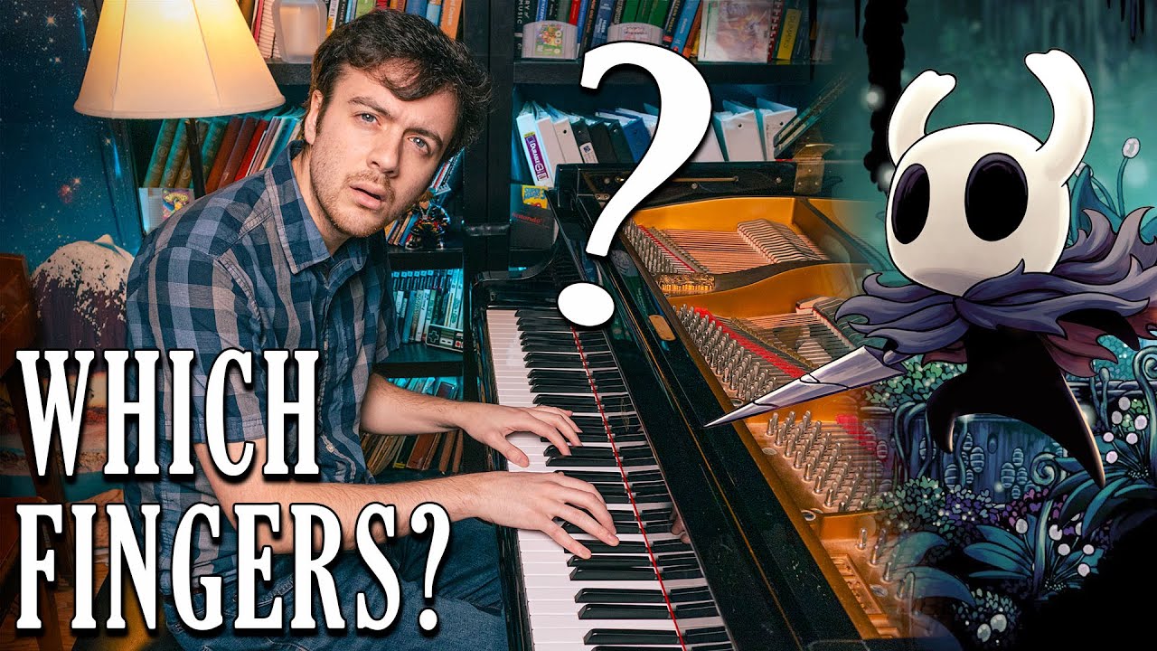Playing the Opening Melody in Greenpath [Hollow Knight Piano Collections]