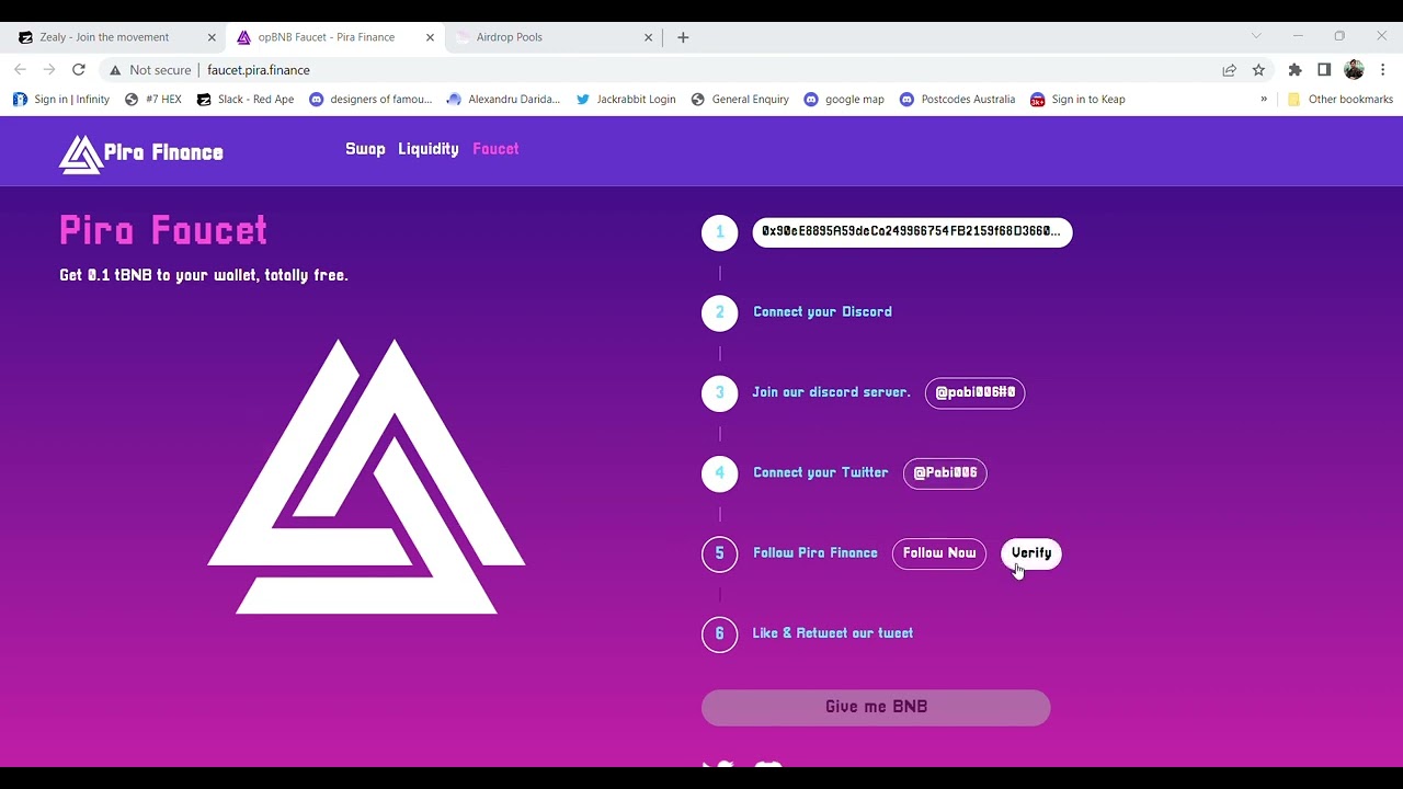 How to Claim opBNB Faucet  Pira Finance 1080p