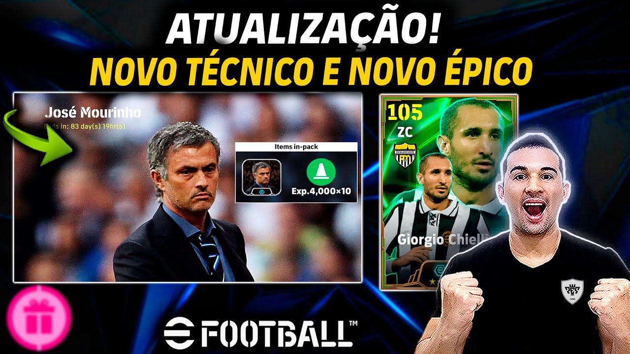 ATUALIZAÇÃO! NOVO PACOTE DE TÉCNICO E ÉPICO INÉDITO NO EFOOTBALL 2025 MOBILE