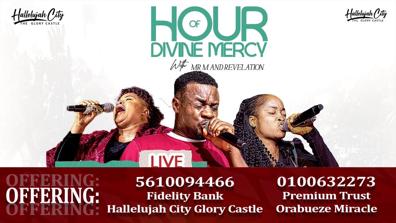 HALLELUJAH CITY LIVE ||  HOUR OF DIVINE MERCYll 10TH FEBRUARY 2026