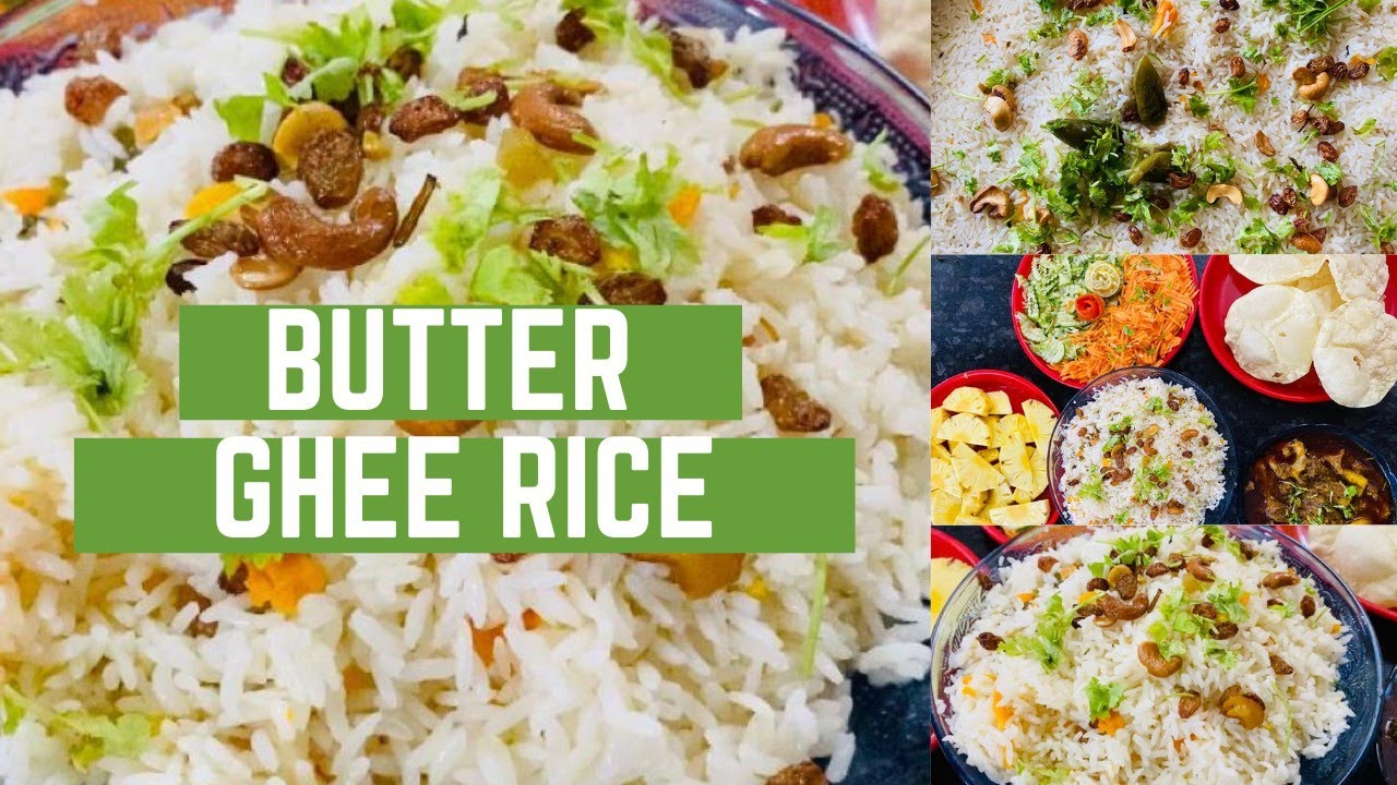 Butter Ghee Rice Recipe || Easy and Tasty Ghee Rice Recipe